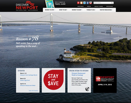 Discover Newport Homepage